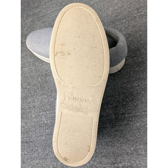 Vince Warren Platform Slip On Sneakers Size 6.5 Women's Gray Leather Suede - Picture 14 of 15